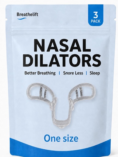 [BRSRY2QPB4HRSC33] Nasal Dilators for Breathing and Sleeping, Less Snoring Nose Vents Snoring Solution for Better Sleep, Silicone Nose Clips, Comfortable Snore Stopper, Graphite Mist