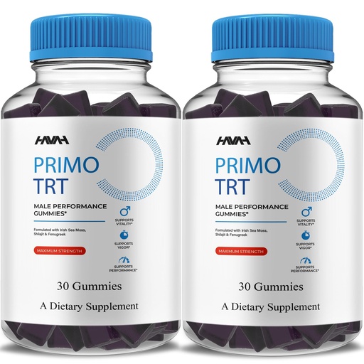 [BRSREFQPOYHAOCTP] Havah Primo TRT Maximum Strength Gummies (2 Month Supply)