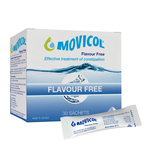 [BRSWGHACAUMQKYDF] Movicol Flavour-Free Laxative Powder Sachets – 13g Each – 30 Pack – Gentle and Effective Relief from Constipation – Easy to Mix – Sugar-Free – Suitable for Adults and Children Over 12