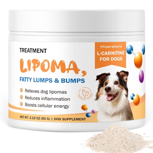 [BRSREEDRCICBY2Y4] Dog Lipoma Treatment, L-Carnitine Supplement for Dogs, Helps Shrink Lumps | Fatty Bumps Naturally, Boosts Buddy Energy and Vitality, Guard Dogs Overall Wellness to Reduce Lipomas, Chicken Flavor
