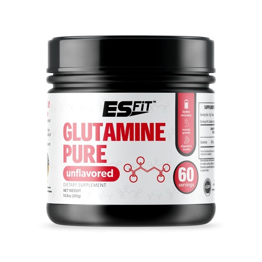 [BRSROZLQOR6BUCQZ] Glutamine Powder | 5000mg - 60 Servings | Post Workout Recovery Drink | No Artificial Colors or Flavors