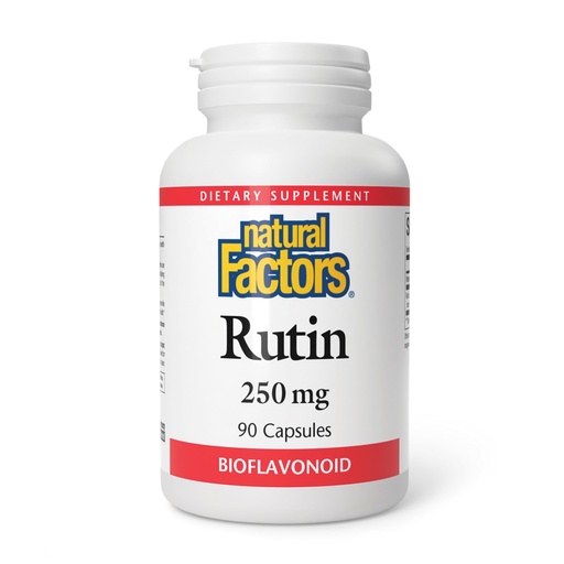 [BRSWIY3QB4PW2H3U] Natural Factors - Rutin 250mg, A Citrus Bioflavinoid, 90 Capsules