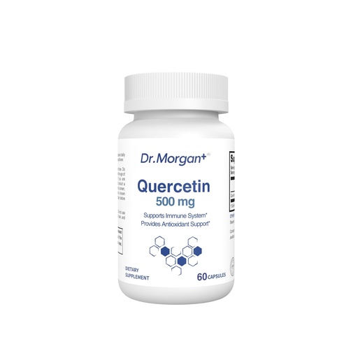 [BRSREAI5AQMGC3YY] Dr. Morgan Quercetin 500mg Supplement-Bioflavonoid Antioxidant for Immune Support & Cellular Health-Natural Supplement-Made in Canada-60 Capsules