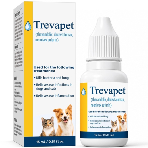 [BRSRYZYYCUHAO3DP] Yeast Infection Treatment for Dogs, Dog Ear Infection Treatment, Ear Drops for Dogs & Cats, Helps Relieve Ear Redness, Itching, Irritation & Discomfort, Easy Dropper Application, 0.51 fl oz (15 mL)