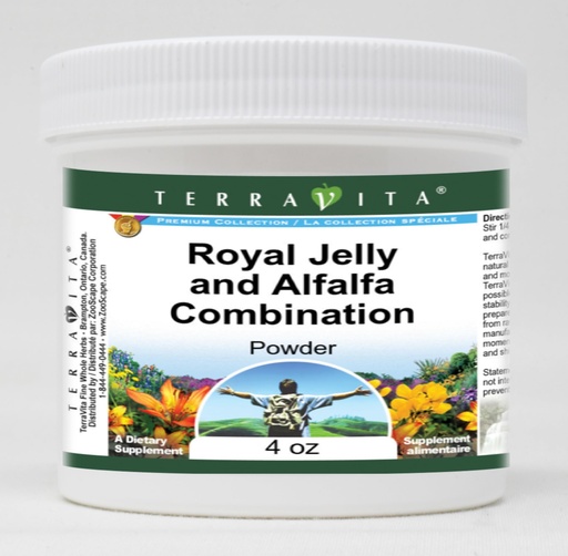 [BRSWI2QRPMDQC3TK] Royal Jelly and Alfalfa Combination Powder (4 oz, ZIN: 515642)
