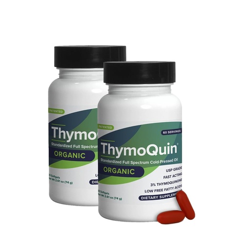[BRSRA2YYDMNGA333] Organic Cold-Pressed Black Seed Oil Capsules for Skin, Joint, Metabolic & Immune Health | USP-Grade Pure Nigella Sativa with 3% Thymoquinone | Non-GMO Black Cumin Seed Oil | 2 Pack