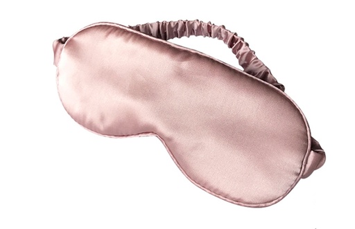 [BRSWGZQ5AEIAGHT6] LULUSILK Mulberry Silk Sleep Eye Mask & Blindfold with Elastic Strap/Headband, Soft Eye Cover Eyeshade for Night Sleeping, Travel, Nap(Pink)
