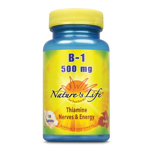 [BRSWIYT3PMMQIFDE] Nature's Life Vitamin B-1 500 mg | 50 ct