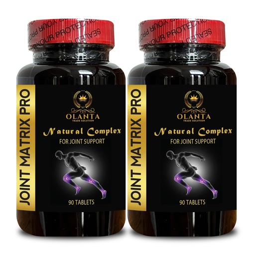 [BRSRAGAQPINRGYLG] Joint Matrix PRO Natural Complex - Complete Joint Formula, Alfalfa Capsules, Thiamine B1 Supplement, Flexibility and Balance for Seniors - 2 Bottles 180 Tablets