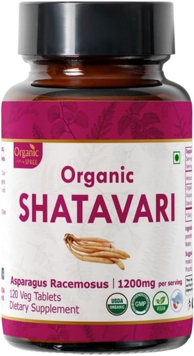 [BRSRAEICOV5ROD35] Shatavari 120 Tablets | Asparagus Racemosus (Shatavari) | USDA Organic Certified | Supports Women’s Health and Immune System | Dietary Supplement 120tab