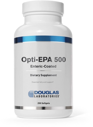 [BRSWIYT7CAPQ2GD4] Douglas Laboratories Opti-EPA 500, 250 Softgels | Enteric-Coated to Support Brain, Eyes, Pregnancy and Cardiovascular Health*, Brain And Eye Health*