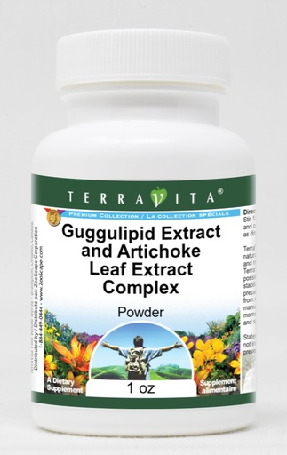 [BRSWI2QRPMMGCHLA] Guggulipid Extract and Artichoke Leaf Extract Complex Powder (1 oz, ZIN: 511110)