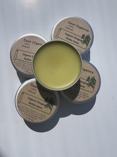[BRSRO2Y7CQJQMDQV] Organic Stinging Nettle Healing Salve, 50g, Vanilla and Frankincense