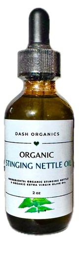 [BRSROAQBCNYA2235] Organic Stinging Nettle Oil | 2oz Slow Infused