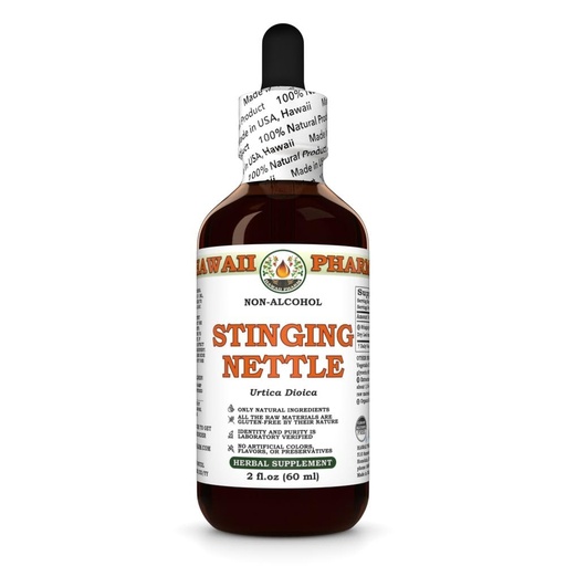 [BRSRAAAODMPBEDLV] Stinging Nettle (Urtica Dioica) Dry Leaf Glycerite, All Natural, Vegan, Lab Tested Alcohol-Free Liquid Extract - 2 fl.oz
