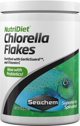 [BRSWKEIZCF4QEETC] NutriDiet Chlorella Fish Flakes with Probiotics 100g
