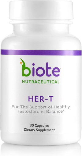 [BRSROATYOYNAKHLG] Biote Nutraceuticals - HER-T - Healthy Testosterone Balance Support for Women (30 Capsules)