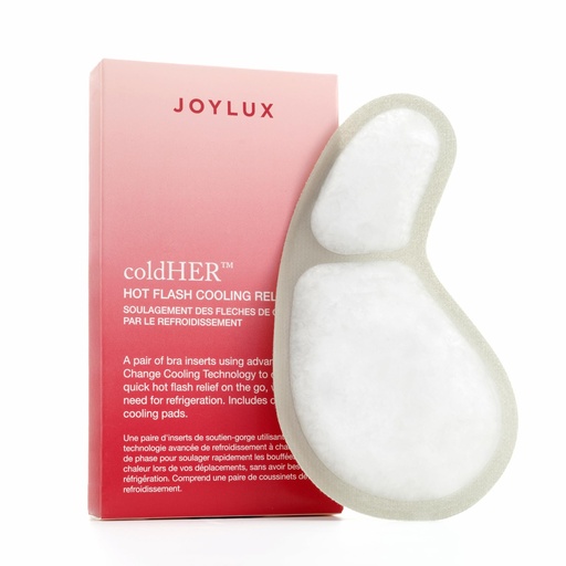 [BRSROH36ABYRQC32] Joylux coldHER Cooling Bra Inserts | for Relief from Hot Moments | Midlife Care