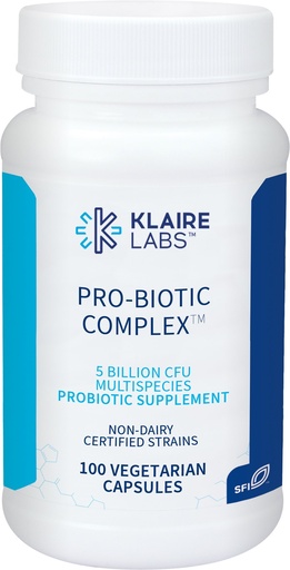 [BRSWGEIHCUCWM2DF] Klaire Labs SFI Health Pro-Biotic Complex, 100 Capsules, 2 Pack | Men & Women Intestinal Support, 5 Billion CFU Lactobacillus acidophilus, Bifidobacterium bifidum Probiotic, Hypoallergenic