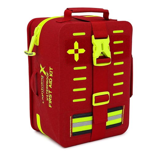 [BRSRGBLQA4NQ2G33] Lightning X Large 364pc First Aid Kit, OSHA ANSI Class B+, IPX7 Waterproof, Color-Coded Organized Emergency Kit, MOLLE Compatible for Home, Car, Work, Outdoor