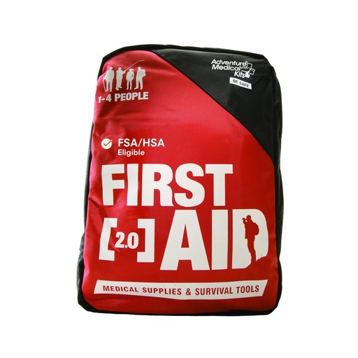 [BRSWIYACOV7WAYIZ] Adventure Medical Kits Adventure First Aid Medical Kit 2.0 | Includes a Wide Elastic Bandage for Fractures & Sprains, Plus Medications for Pain, Inflammation & Common Allergies