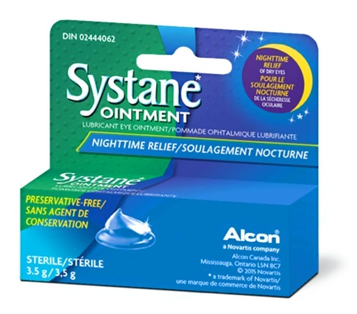 [BRSWIFAYCFYBAD3I] Systane Lub Eye Nightime Ointment 3.5g (6 Pack) 0.12 Ounce