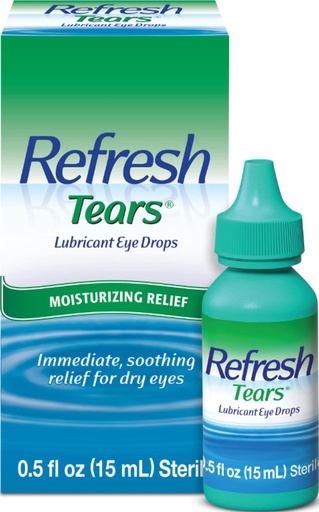 [BRSWIYIKBNYBUED6] Refresh TEARS Lubricant Eye Drops Artificial Tears, 0.5 fl oz (15 mL), 1 Count