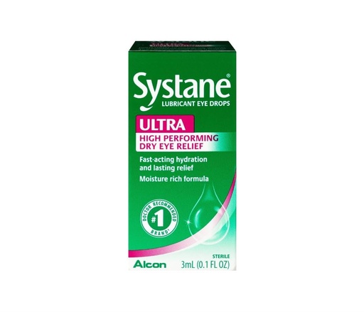 [BRSWIGQYPJYRSETE] Systane Ultra Eye Drops, Lubricant, High Performance 3mL (0.1fl oz)