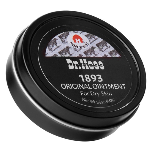 [BRSWG234CACR6HLH] Dr. Hess' 1893 Original Udder Ointment, All-Purpose Nourishing Body Moisturizer for Healing Dry, Irritated Skin, Cracked Heels, Rashes, Chafing with Lanolin, Beeswax, & Eucalyptus Oil, 1.4 oz