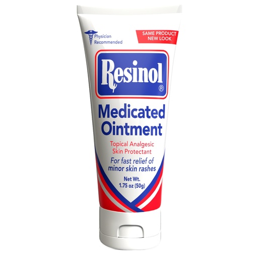 [BRSRMFQ2DEDRUCTF] Resinol Medicated Ointment 1.75 oz Tube | Fast Soothing Relief of Skin Rashes & Irritations, Skin Protectant with Resorcinol and Petrolatum