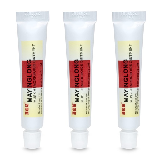 [BRSWIYQPOB6QAGTO] Mayinglong Musk Hemorrhoids Ointment (3 x 10g Tubes) 30g