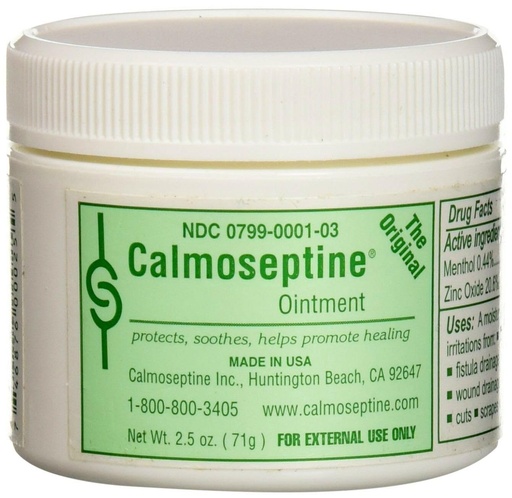 [BRSWKGAOCF7QKHQZ] CALMOSEPTINE Diaper Rash Ointment Jar, 2.5 Oz (2 Pack)