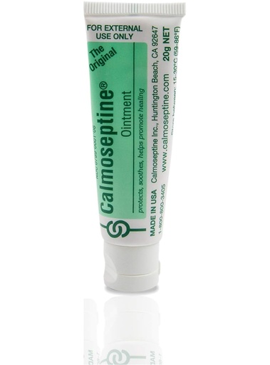 [BRSROFQNCQDWOYLJ] Calmoseptine Ointment. Soothing Menthol Relief for Skin Irritations. 20 gram Travel Size Tube