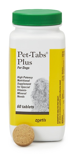 [BRSWIYDZO5YRG2TO] Plus Multivitamin for Active & Senior Dogs, 60 Chewables | 20 Essential Minerals & Vitamins, Restorative Formula for Aging & Working Dogs, Stress Recovery, Supports Nutritional Gaps