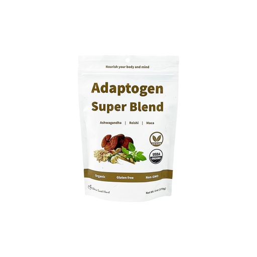 [BRSRMH32BMIWOH3V] Cherie Sweet Heart Adaptogen Super Blend, USDA Organic, Maca + Reishi + Ashwagandha, 6 Ounce Bag, Non-GMO, Vegan, Gluten Free