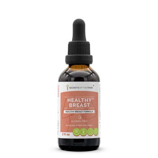 [BRSWGH36DJ5GCHTX] Secrets of the Tribe Healthy Breast Alcohol-Free Extract, Burdock, Vitex, Wild Yam, Red Clover, Chamomile, Yarrow. Glycerite Tincture Healthy Breast Formula (2 fl oz)