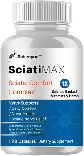 [BRSRGBAQOYIWEYLG] Sciatica Nerve Pain Relie - Botanical Extracts, Carefully Selected Ingredients, 120 Capsulesf
