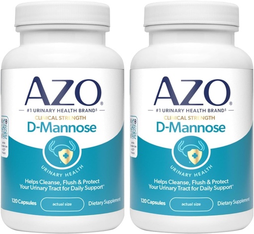 [BRSRA2YBAQMWC3DG] AZO D Manary Tract Health, Cleanse, Flush & Bảo vệ The Uriary Tract, Số 1 Pharmacist giới thiệu Brand, sức khỏe y tế, Non-GMO, 120 bá tước (Pack of 2)