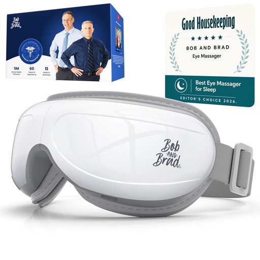 [BRSW2FAROEPQOETF] BOB AND BRAD Eye Massager with Heat FSA Eligible HSA, Birthday Gifts for Women Men Mom, Heated Eye Mask for Migraines with Music, Smart Migraine Massager for Dry Eyes Relief & Improve Sleep