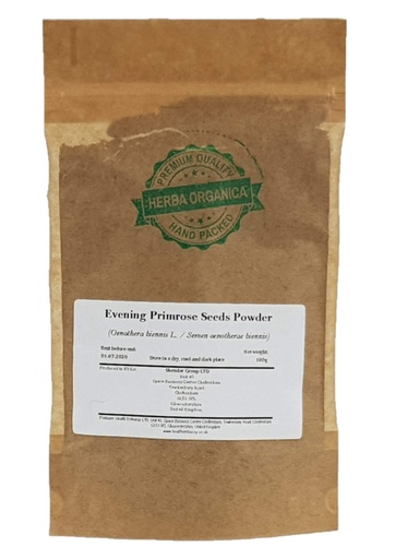 [BRSWGGL7BUFWADT3] Evening Primrose Seeds Powder - Oenothera Biennis L (100g)