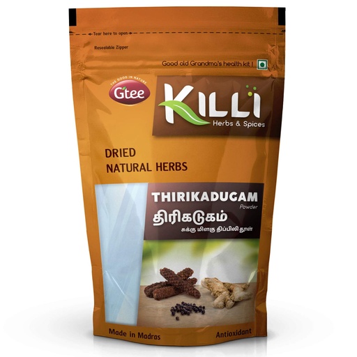 [BRSWGFALOYBREYLA] KILLI Thirikadugam | Trikatu | Thirukaduga Powder, 100g