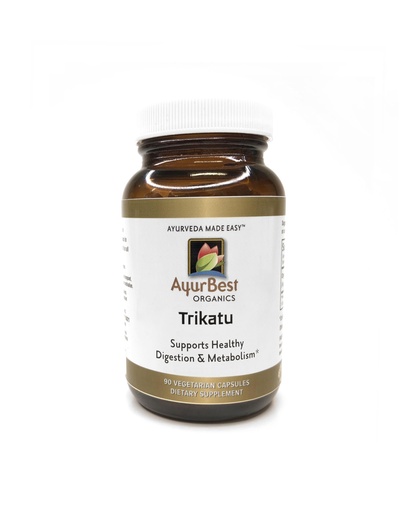 [BRSRAHYLDJ7GGA32] Trikatu Herbal Supplements 500mg Capsules, USDA Organic, Kosher - 90 Count