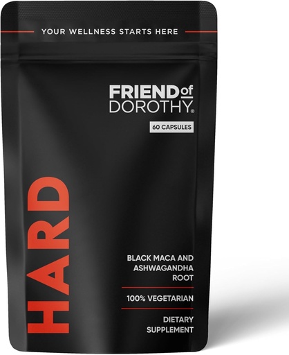 [BRSREAYLBV4AYDI6] Men's Libido, Energy & Stamina Support Capsules, Black Maca Extract, 60 Ct | Supports Vitality, Energy, Stamina & Male Wellness, Black Maca, Ashwagandha, Natural, Non-GMO, 1-Month Supply