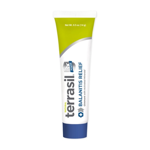 [BRSWIH3QAEAGEAI3] terrasil Balanitis Relief Treatment Cream for Men, .5oz | Natural Foreskin Ointment. Soothes Balanitis Irritation, Itch & Inflammation. Dermatologist Tested & Hypoallergenic Approved