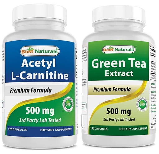 [BRSRMBANOUDW2HTX] Acetyl L-Carnitine 500 Mg & Green Tea Extract 500 mg