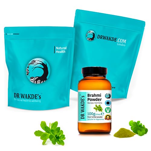 [PBSWAYT2O54GE3TV] DR WAKDE'S Brahmi Powder (Bacopa monniera) – 1Kg (2.2lb) | Pure, Raw & Dried Powder | Natural Aroma and Freshness | Vegan | Premium Grade | Nothing Added, Nothing Removed