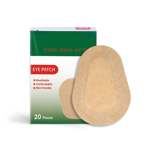 [BRSROAAHOZ6ROGTP] 20pcs Eye Patches Adhesive Eyepatch for Adults Skin Color Adhesive Bandages | Regular Size