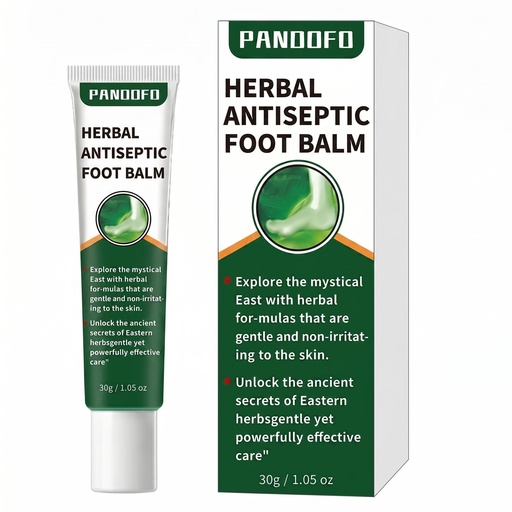 [BRSRGCQ7B57ROAYV] PANDOFO Herbal Foot Balm, Soothing Foot Cream for Dry, Cracked and Itchy Feet, Natural Plant-Based Foot Care Ointment, Gentle Non-Irritating Formula, 1.05 oz (30g)