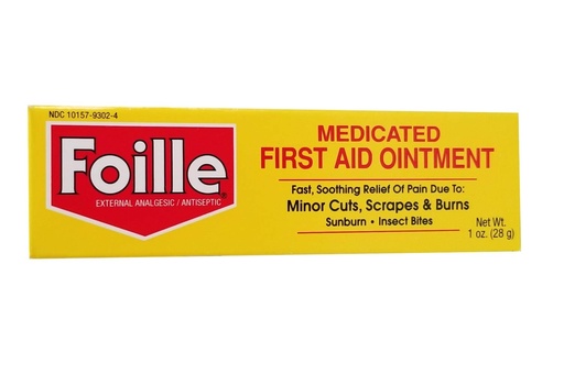 [BRSWIAIMA4HR4HTG] Foille Medicated First Aid Ointment 1 Oz (Pack of 2)