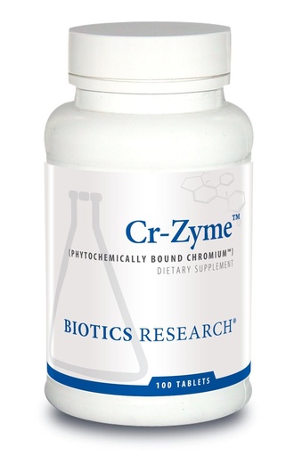 [BRSREAI2CV7WYFA7] Biotics Research CrZyme Whole Food Chromium Source - Supports Healthy Lipid & Triglyceride Levels, Energy Utilization, Essential Trace Mineral, Bioavailable Form, Professional Grade, 100 Tablets